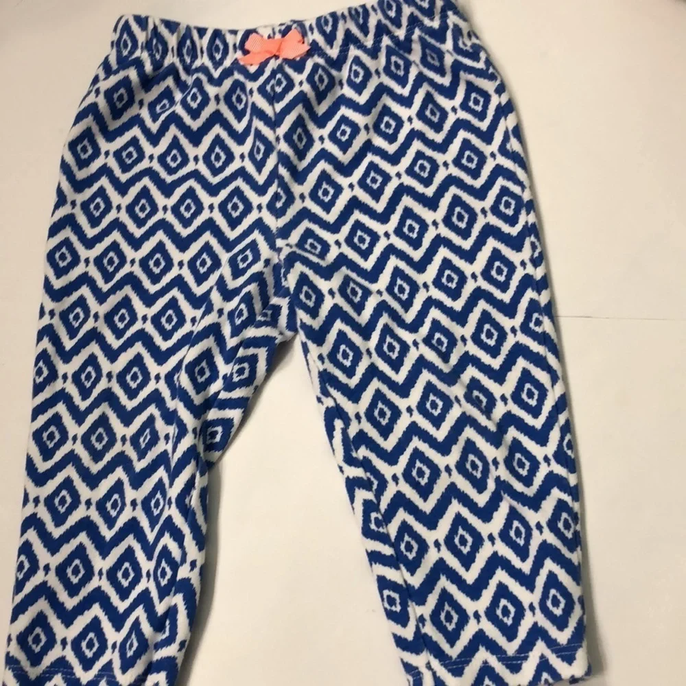 3/$25.00 CARTERS BLUE & WHITE LEGGINGS